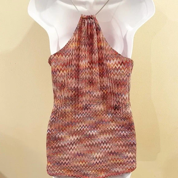 RACHEL Rachel Roy Polynesian Paradise Top Pink M - Picture 5 of 10